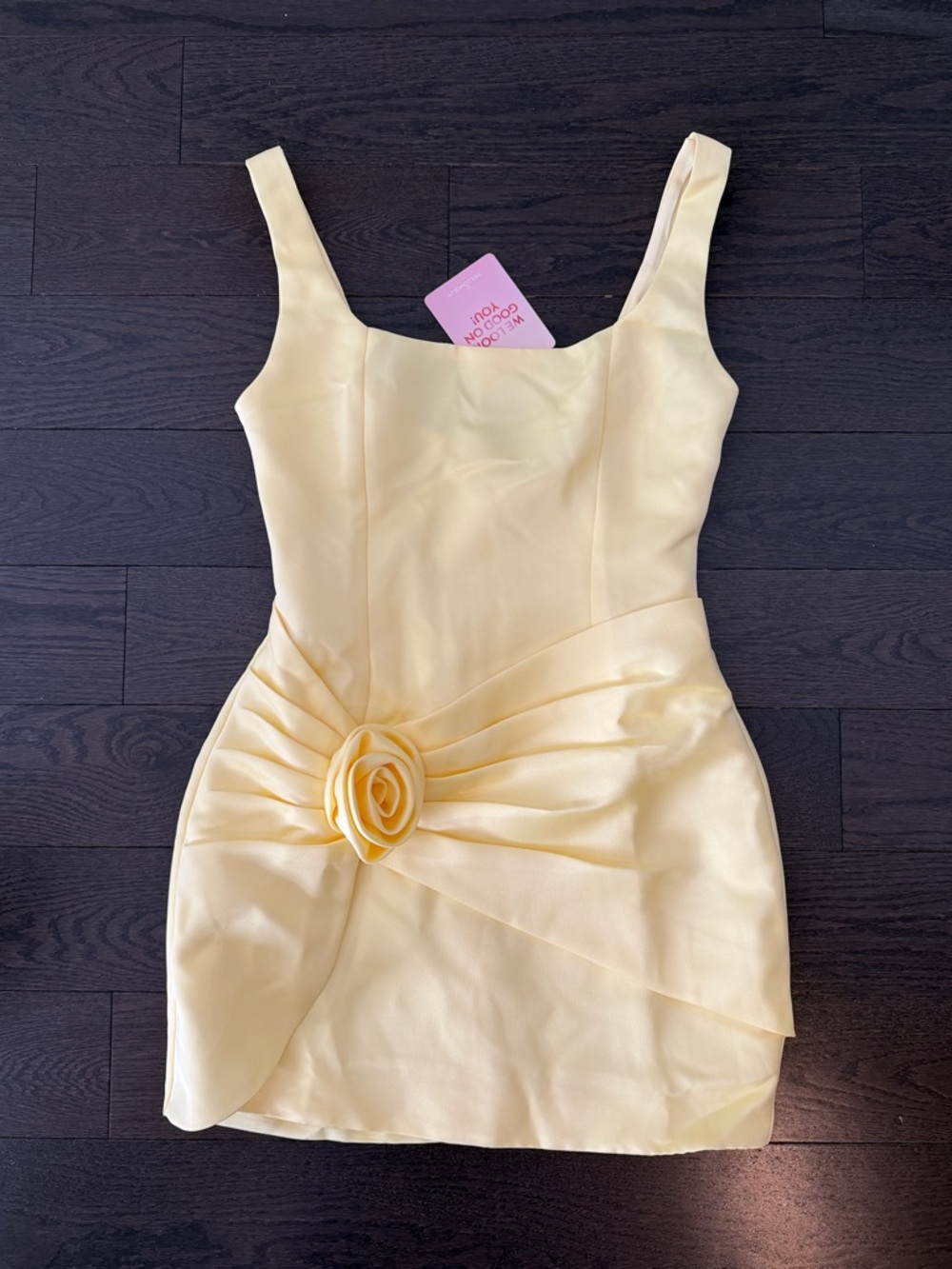 Hello Molly yellow mini dress size 2 BNWT - Picture 3 of 8